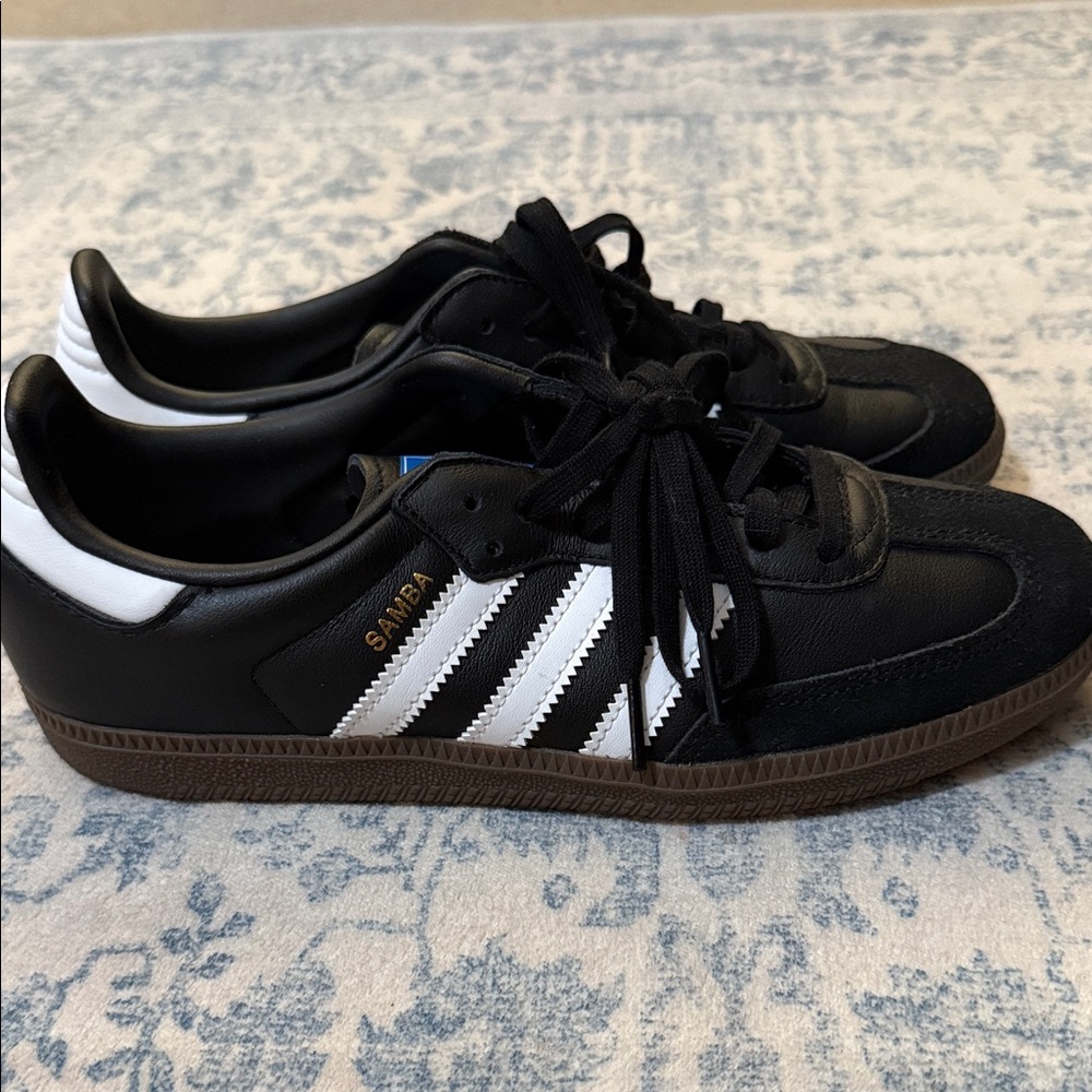 Adidas Samba Black and White Shoes